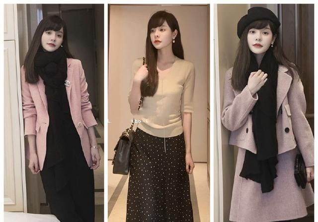秋冬日常气质穿搭，大衣搭配针织裙，穿出美的你(图8)