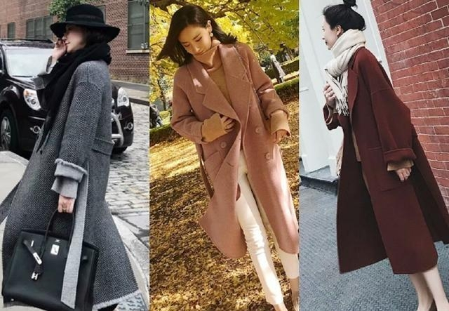秋冬日常气质穿搭，大衣搭配针织裙，穿出美的你(图11)